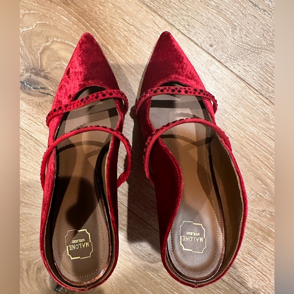 Red Malone Souliers Shoes size 5 - Picture 3 of 4